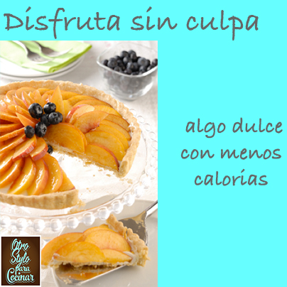 TARTA DE NECTARINAS CON BLUEBERRIES