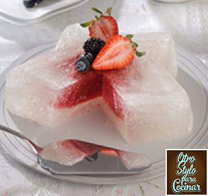 gelatina frutos rojos