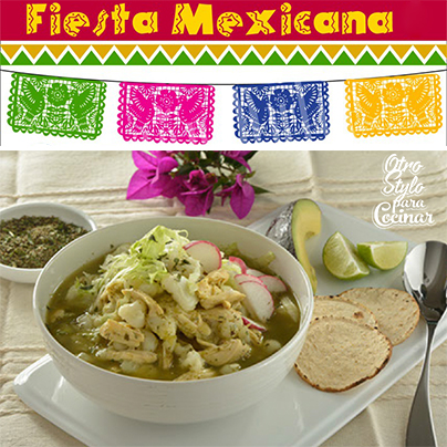pozole verde con  pollo
