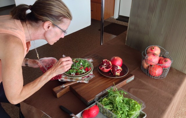 Pomegranate-Salad-Setup