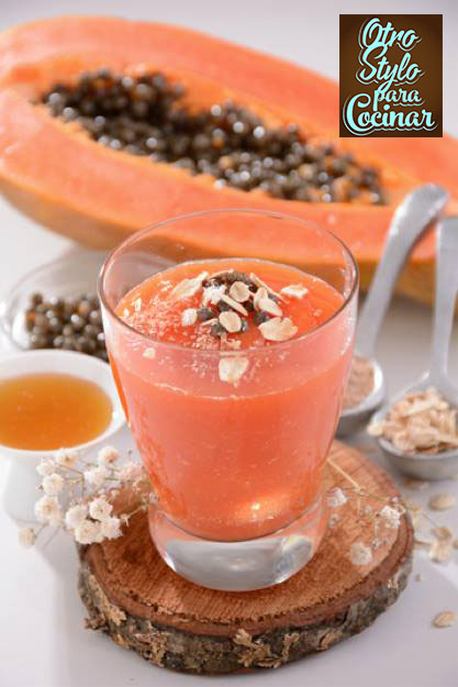 licuado papaya