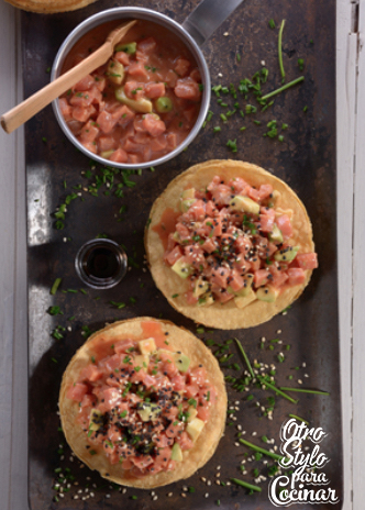 tostadas de atun