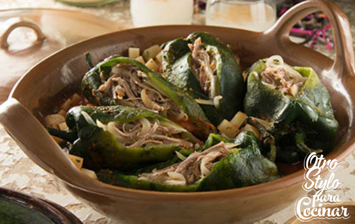 chiles rellenos de carne